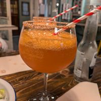 Michelada at MonChidos in Barcelona