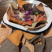 Refried beans at MonChidos in Barcelona