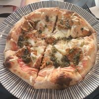 Pizza Chimi at Kinoa Teatinos in Malaga