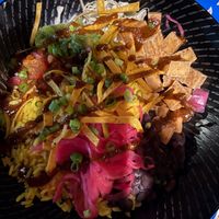 Delicious bowl of vegan goodness at Alto Cinco in Syracuse