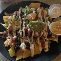 Vegan nachos  at Alto Cinco in Syracuse