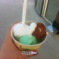 Chocolate, Elderflower and Mojito Sorbet (vegan) at Isobar in Copenhagen