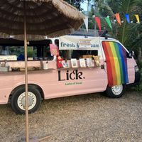 van  at Lick. Taste of Local in Koh Phangan
