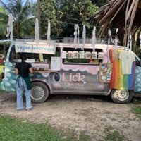 Van  at Lick. Taste of Local in Koh Phangan