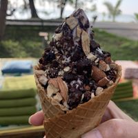 Ice cream  at Lick. Taste of Local in Koh Phangan