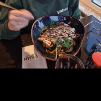 Udon Nudeln - nach Tofu gefragt, knusprig! at VYLIAN Restaurant in Ehingen