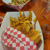 Sandwich with grilled vegetables and mushrooms. at Oark General Store in Oark