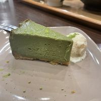 Matcha cheesecake   at Komaki Shokudo in Tokyo