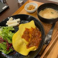 Omurice at Komaki Shokudo in Tokyo