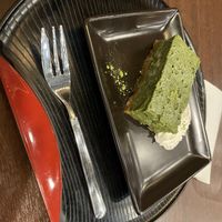 Matcha cake  at Komaki Shokudo in Tokyo