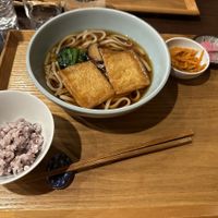 Kitsune udon  at Komaki Shokudo in Tokyo