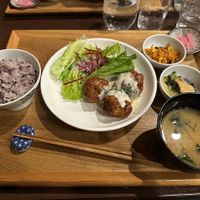 Karaage set  at Komaki Shokudo in Tokyo