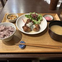 Karaage teishoku  at Komaki Shokudo in Tokyo