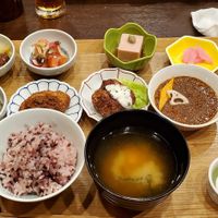 Koufuku-Gozen (Their biggest set meal!) Takes a while to prepare at Komaki Shokudo in Tokyo