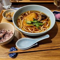 Kitsune udon at Komaki Shokudo in Tokyo