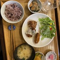 the karaage is exceptional  at Komaki Shokudo in Tokyo