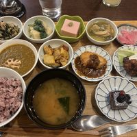 Largest lunch set  at Komaki Shokudo in Tokyo
