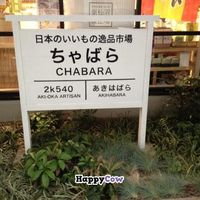 The address, look for this sign outside at Komaki Shokudo in Tokyo