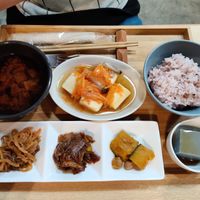 Tofu set at Komaki Shokudo in Tokyo