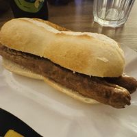 Vegan bratwurst  at Tom's House in Dallgow-doeberitz