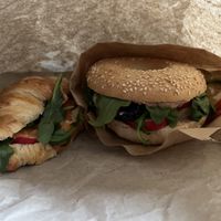 lax croissant & bagel 🥯   at Kjeks - Winterhude in Hamburg