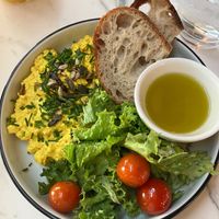 Scrambled tofu at Venue - Rytířská 3 in Prague