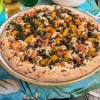 Lovely pizza at Snack Bar Avista Navios in Seixal