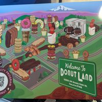 Cute box design at Donut Land in Tualatin