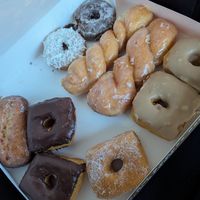 I'm happy and so is my omni family at Donut Land in Tualatin