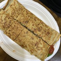 Savory crepe  at Crepes Bistro in Santa Clara