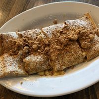 Biscoff Crunch Crepe - delicious! No notes 😋   at Crepes Bistro in Santa Clara