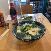 Vegan pho at Nom Nam in New York City