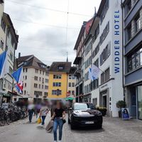 Exterior at Widder Bar in Zurich