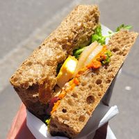 Panini mit Tofu und Gemüse at Vemezza in Zurich