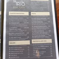 All baguettes vegan if you swap for tofu. Aioli vegan. Mayo NOT. #15,16,17 pastas all vegan. Pumpkin noodle salad vegan. Other salads except Nong Khiaw and tuna can be made vegan.  at The Trio Bar in Nong Khiaw