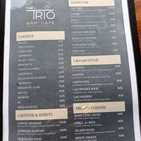   at The Trio Bar in Nong Khiaw