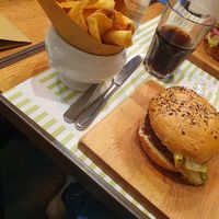 Heura burger at California Bakery - Via Vincenzo Monti in Milan