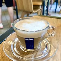 Soya cappuccino   at California Bakery - Via Vincenzo Monti in Milan