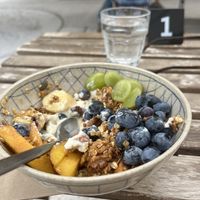 Soy yoghurt  at Piccola Cafe in Ljubljana