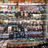 Vegan products at Le Retour a la Terre Rive Droite in Paris