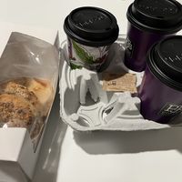 Coffee and bagels 🥯 ☕️   at PJ's Coffee in Panama City Beach
