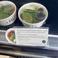 Avocado Salad - Vegetarian NOT Vegan (had milk, why?)  at BCN - Pret A Manger - T2 in El Prat De Llobregat