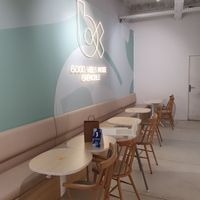 Sitzplätze at Bagel Corner in Grenoble