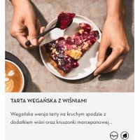 Cherry pie  at Green Caffè Nero in Krakow