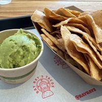 Chips and guacamole   at Ray Ray's in Saint Helena