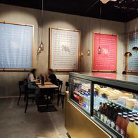 Seating at Tenz Momo - Bahnhof Enge in Zurich