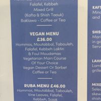   at Ruba Restaurant in Teddington