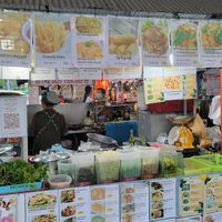 The menu is easy to see and also available in binders at Khanomchin Che Kai - Food Stall in Koh Samui
