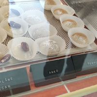 Fresh mochi choice at Onisuko in Paris