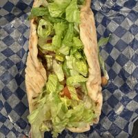 Vegan wrap  at 2 Greek Gals in Calgary